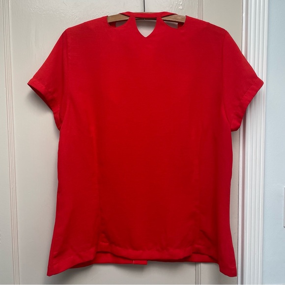 Emmy Design Sweden bright orange blouse NWT - Picture 3 of 8